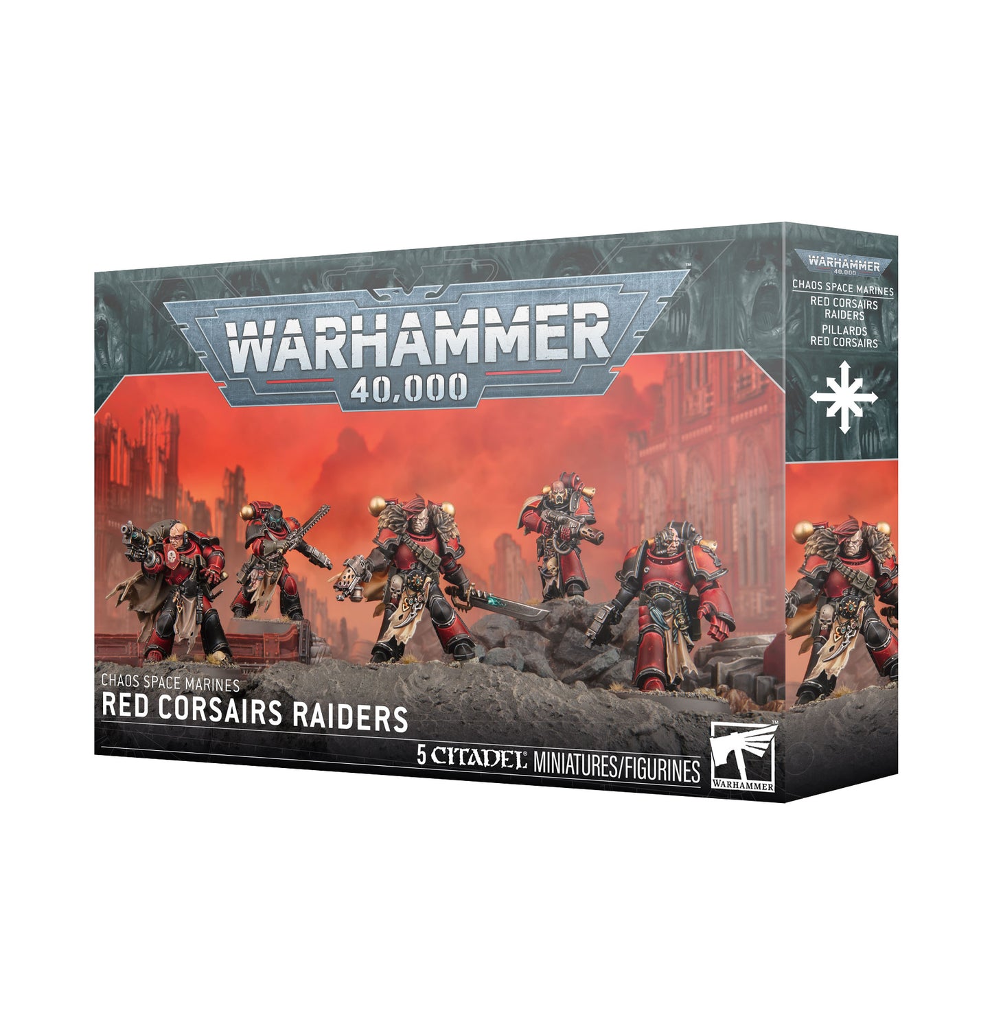 Warhammer 40k CHAOS SPACE MARINES:RED CORSAIRS RAIDERS