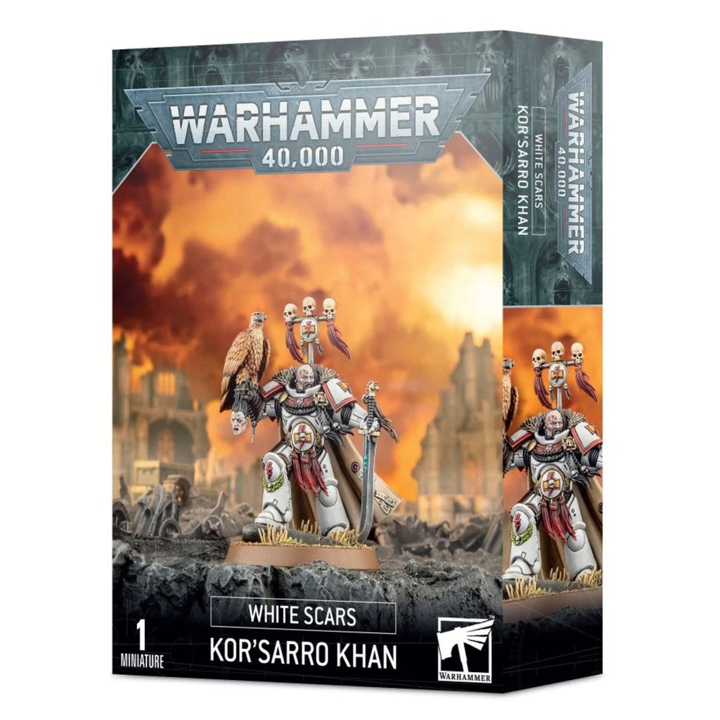 Warhammer 40K Adeptus Astartes Space Marines White Scars Kor'sarro Khan