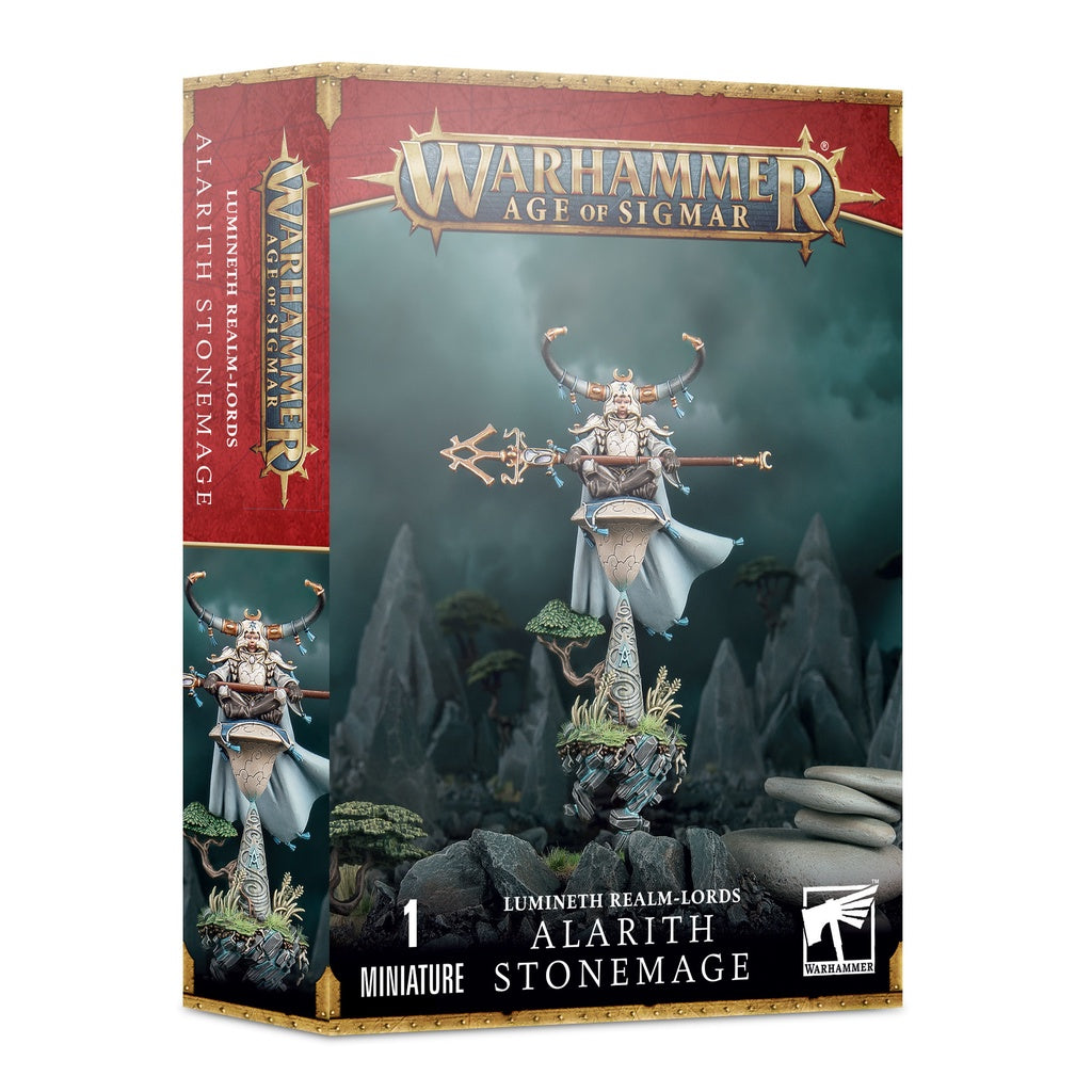 Warhammer AOS Lumineth Realm-Lords Alarith Stonemage