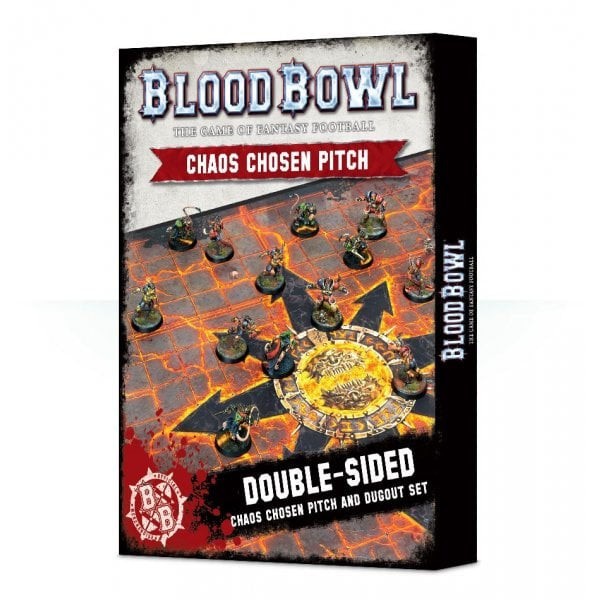 BloodBowl Chaos Chosen Pitch and Dugout set