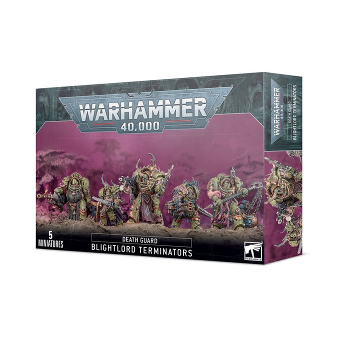 Warhammer 40K Chaos Space Marines Death Guard Blightlord Terminators