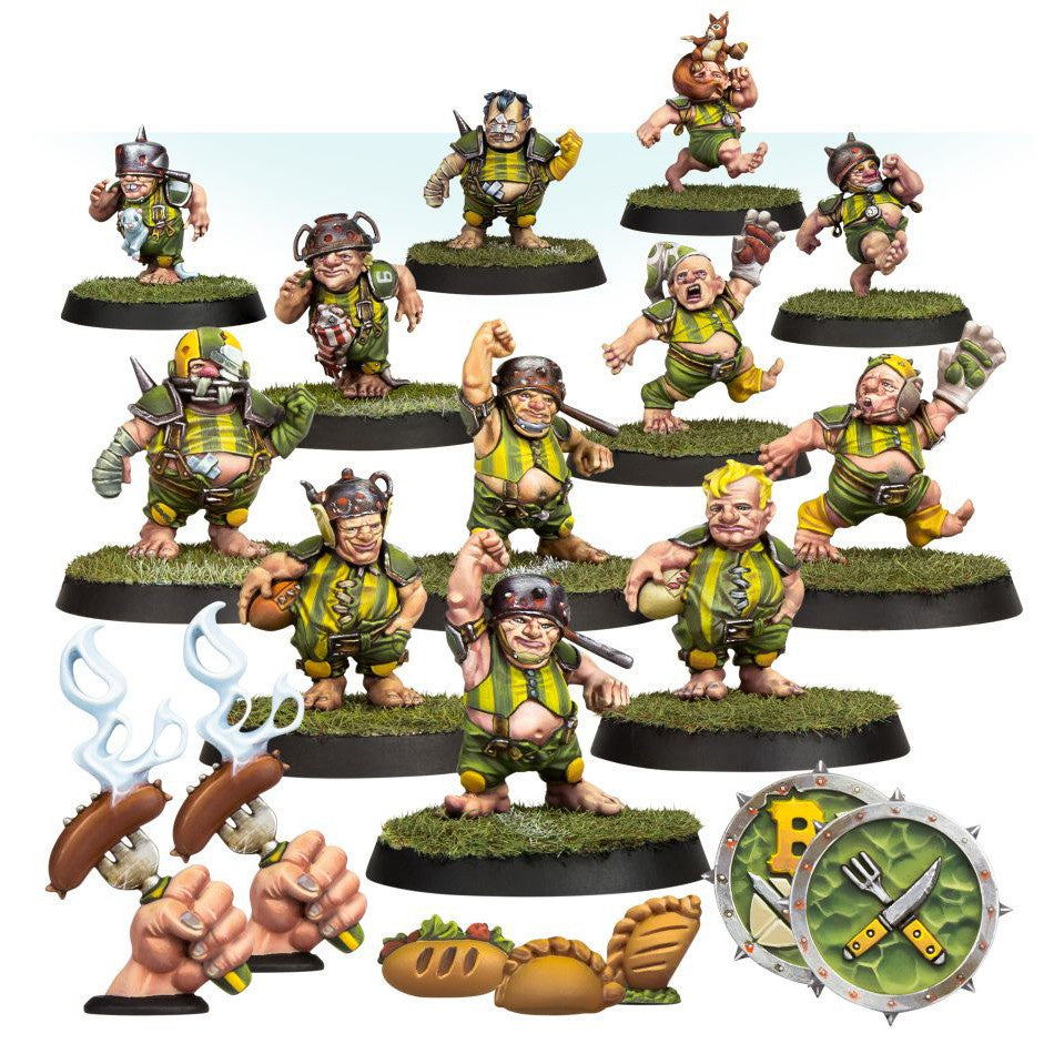 BloodBowl The Greenfield Grasshuggers (Halfling Blood Bowl Team)
