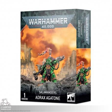 Warhammer 40K Adeptus Astartes Space Marines Salamanders Adrax Agatone