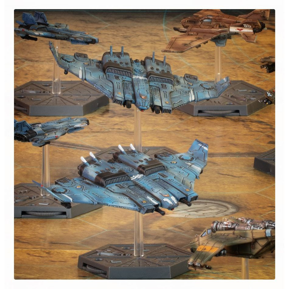 Warhammer 40K Areonautica Imperialis Tau Tiger Shark AX-10 Fighter-Bombers