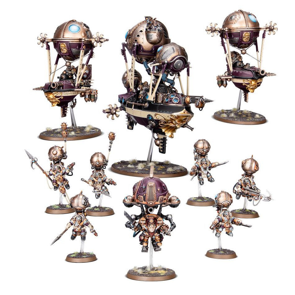 Warhammer AOS Battleforce Kharadron Overlords Barak-Nar Skyfleet