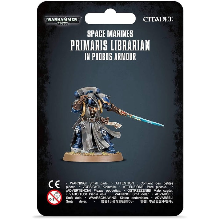 Warhammer 40K Adeptus Astartes Space Marines Primaris Librarian in Phobos Armour