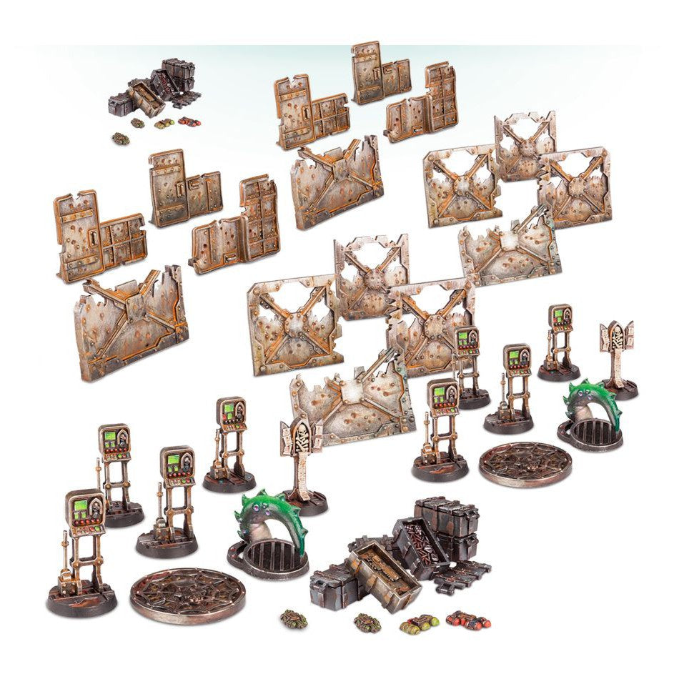 Warhammer 40K Necromunda Barricades and Objectives