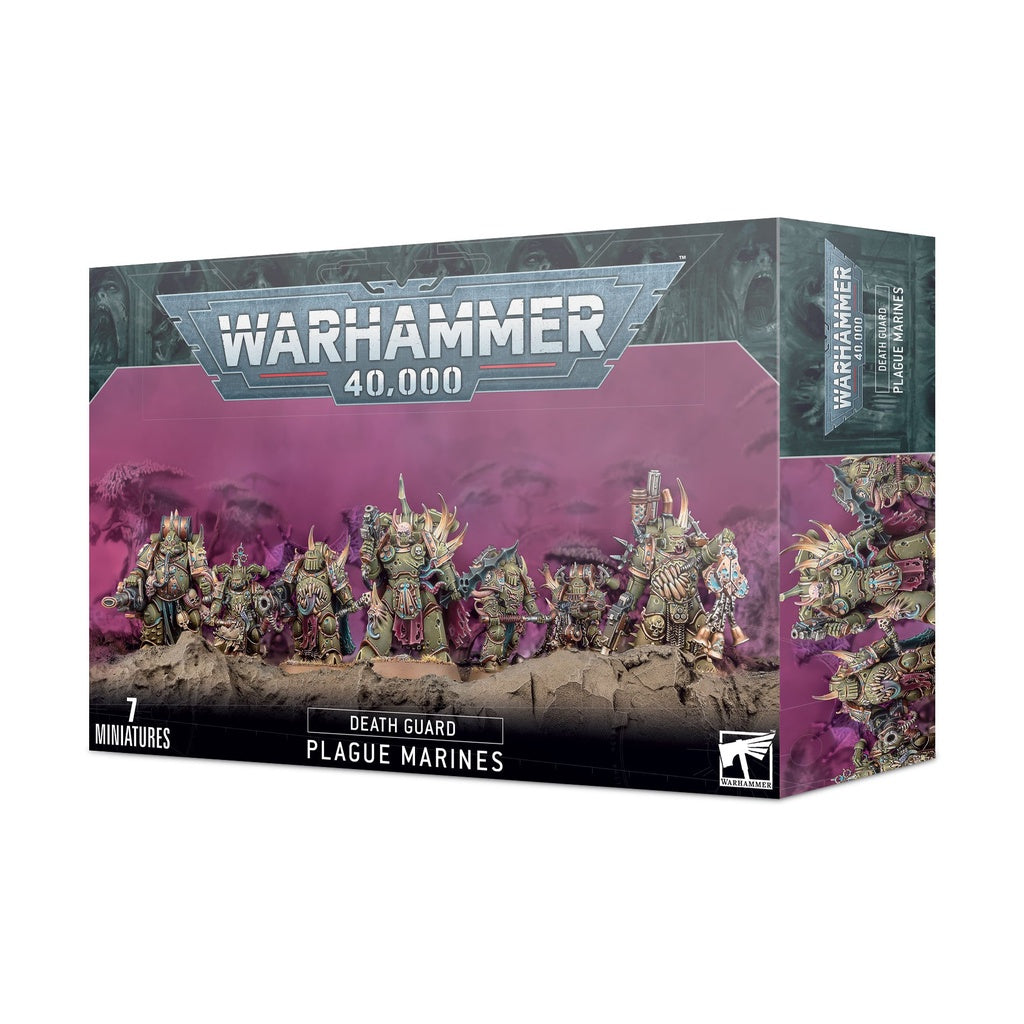 Warhammer 40K Chaos Space Marines Death Guard Plague Marines