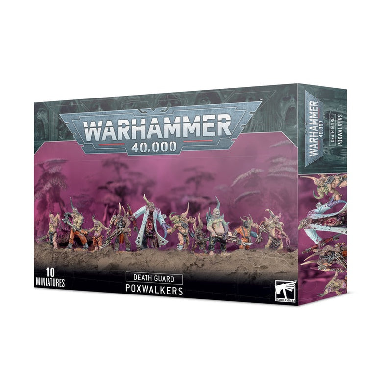 Warhammer 40K Chaos Space Marines Death Guard Poxwalkers