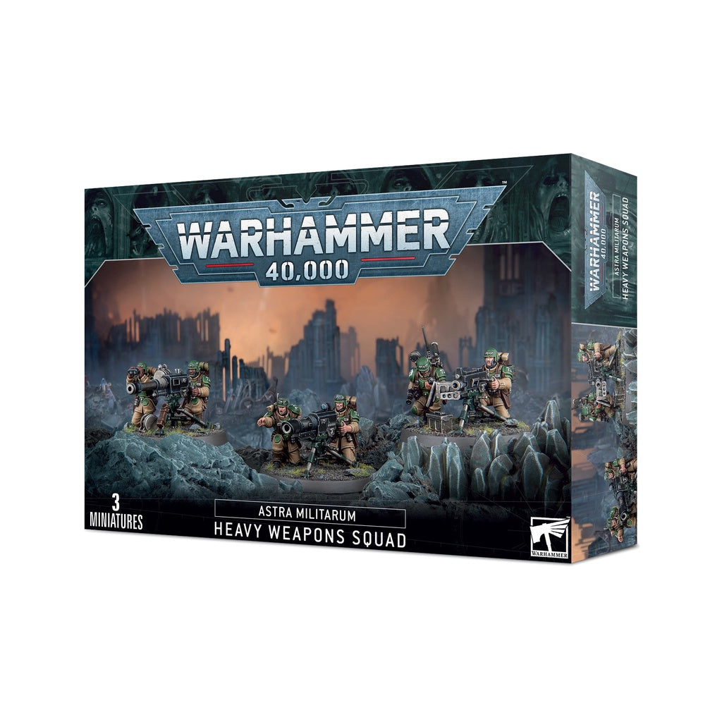 Warhammer 40K Astra Militarum Cadian Heavy Weapons Squad