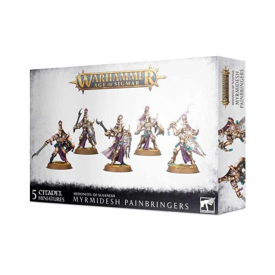 Warhammer AOS Hedonites of Slannesh Myrmidesh Painbringers