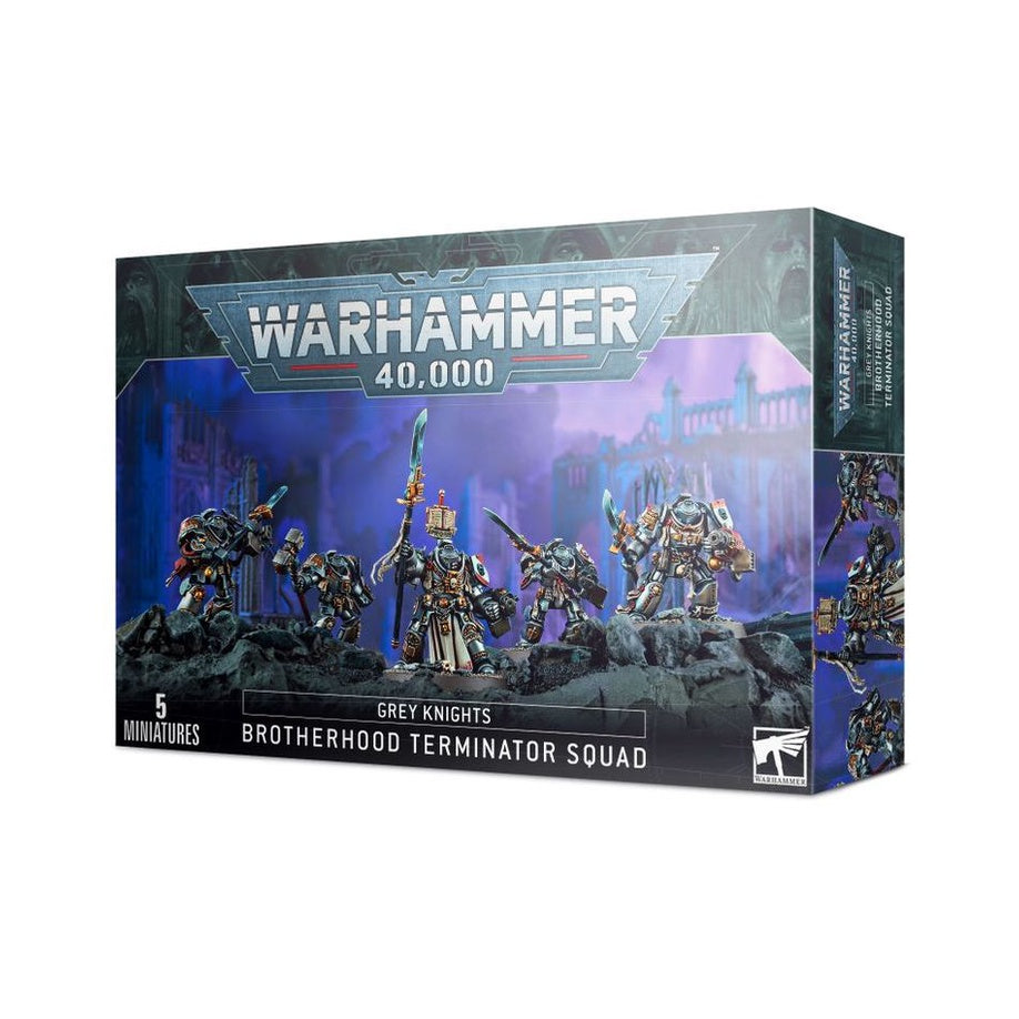 Warhammer 40K Adeptus Astartes Grey Knights Brotherhood Terminator Squad