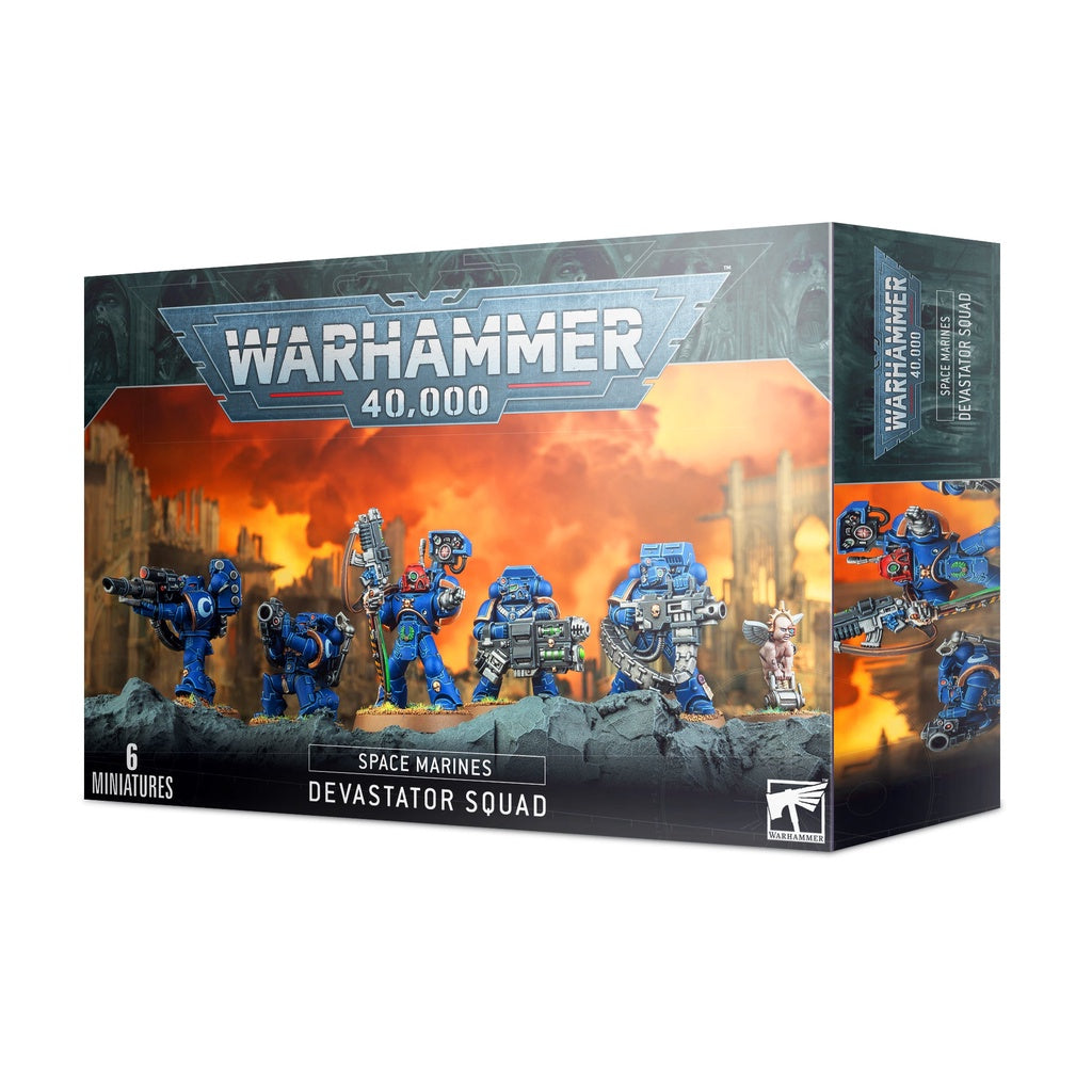 Warhammer 40K Adeptus Astartes Space Marines Devastator Squad