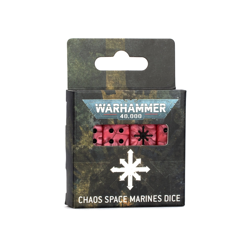 Warhammer 40k Chaos Space Marines Dice set