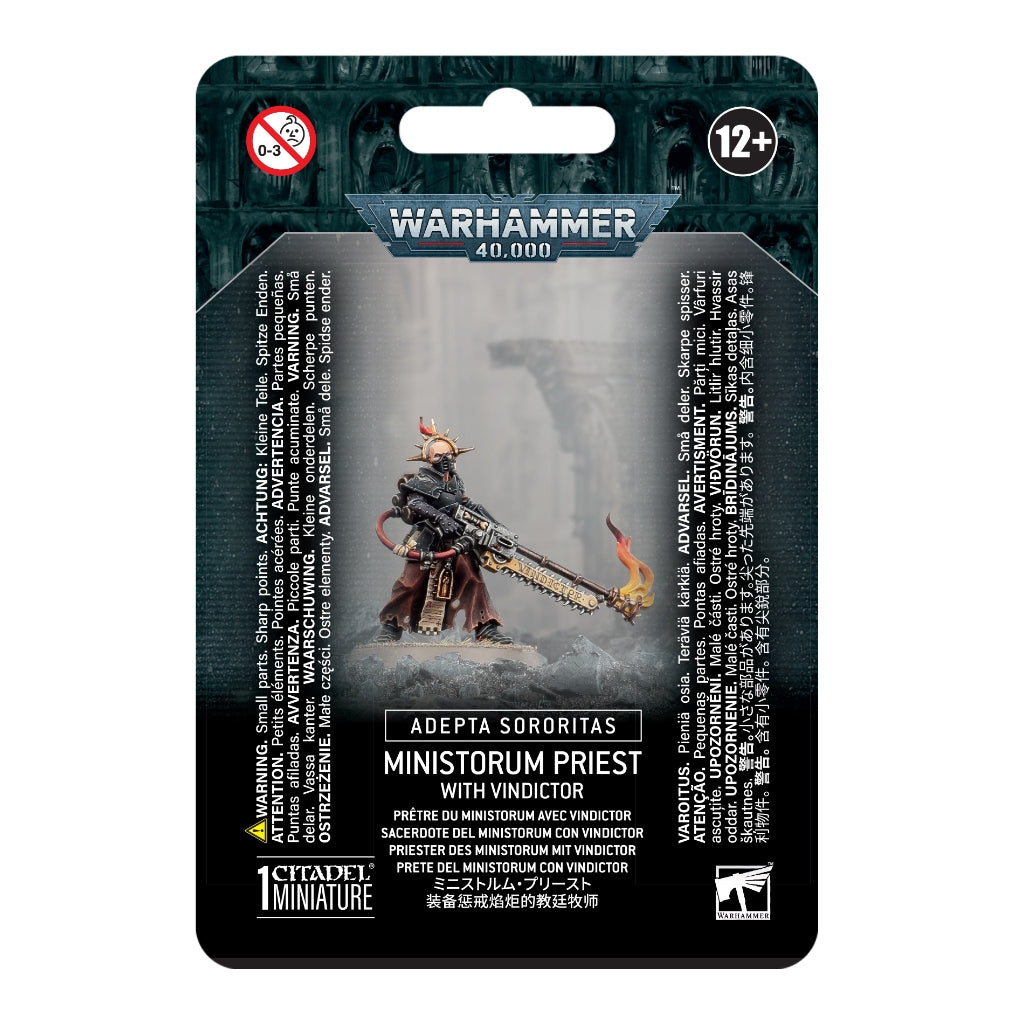 Warhammer 40k Ministorum Priest With Vindictor
