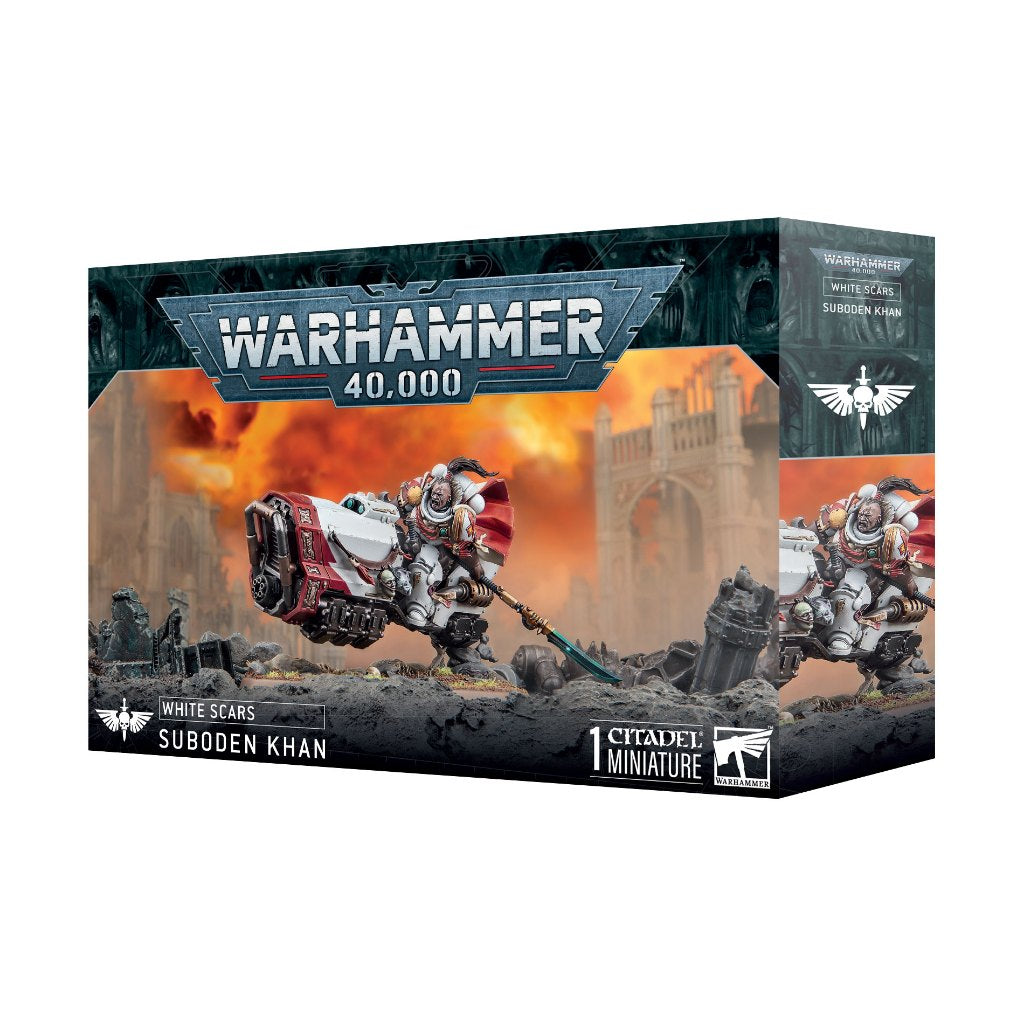 Warhammer 40k Space Marines White Scars Suboden Khan