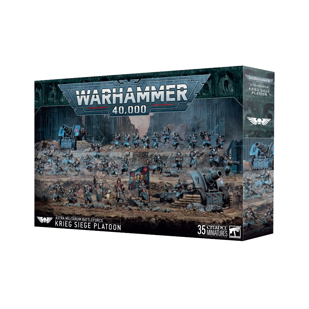Warhammer 40k Astra Militarum Battleforce Krieg Siege Platoon