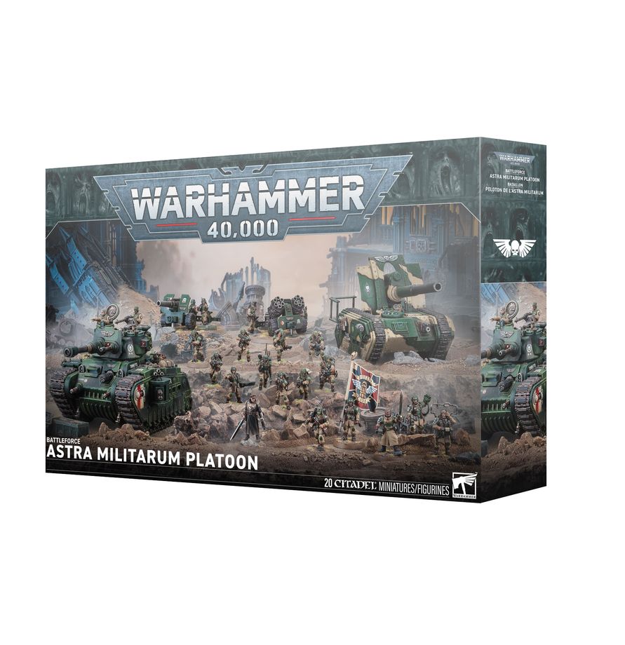 Warhammer 40k BATTLEFORCE: ASTRA MILITARUM PLATOON