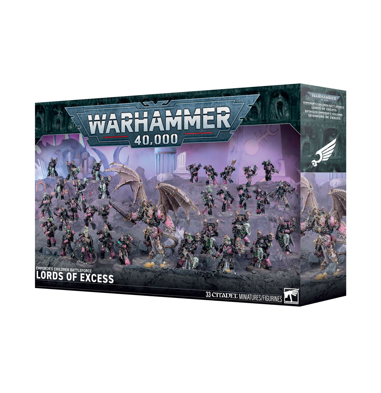 Warhammer 40k EMPEROR'S CHILDREN BATTLEFORCE : LORDS OF EXCESS