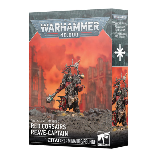Warhammer 40k CHAOS SPACE MARINE : RED CORSAIRS REAVE-CAPTAIN