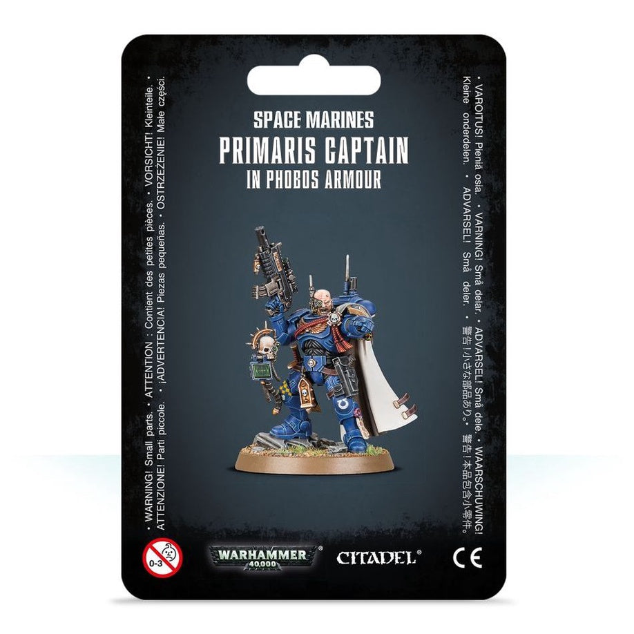Warhammer 40K Adeptus Astartes Space Marines Primaris Captain in Phobos Armour