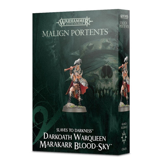 Warhammer AOS Slaves to Darkness Darkoath Warqueen Marakarr Blood~Sky