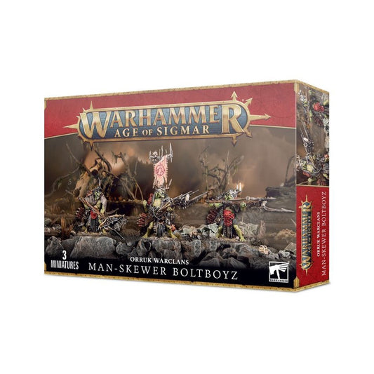 Warhammer AOS Orruk Warclans Man-Skewer Boltboyz