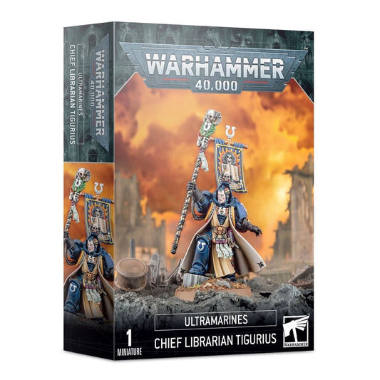 Warhammer 40K Adeptus Astartes Space Marines Ultramarines Chief Librarian Tigurius