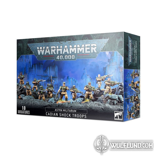 Warhammer 40K Astra Militarum Cadian Infantry Squad
