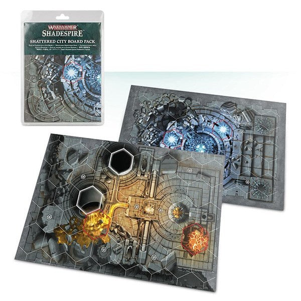 Warhammer AOS UnderWorlds ShadeSpire Shattered City Board Pack
