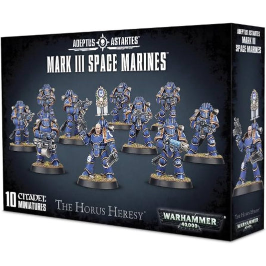 Warhammer 40K Adeptus Astartes Space Marines Mark III Space Marines