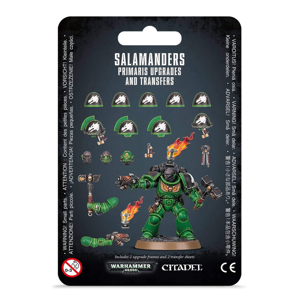 Warhammer 40K Adeptus Astartes Space Marines Salamanders Primaris Upgrades