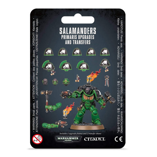 Warhammer 40K Adeptus Astartes Space Marines Salamanders Primaris Upgrades