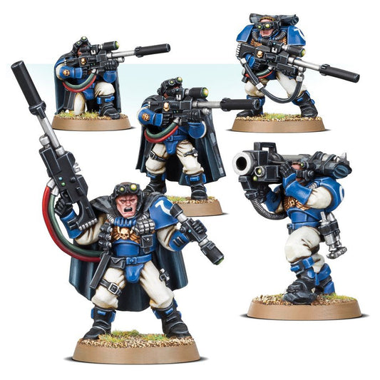 Warhammer 40K Adeptus Astartes Space Marines Scouts with Sniper Rifles