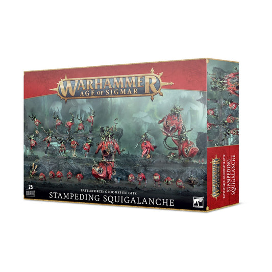Warhammer Age of Sigmar Battleforce: Gloomspite Gitz – Stampeding Squigalanche