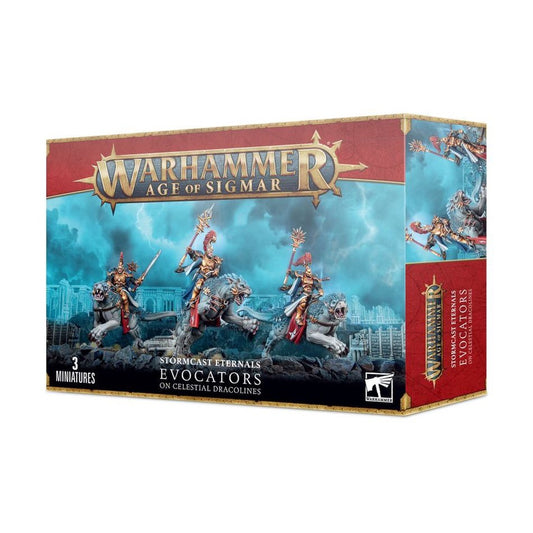 Warhammer AOS Stormcast Eternals Evocators on Celestial Dracolines