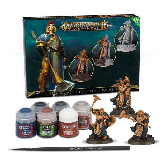 Warhammer AOS Stormcast Eternals + Paint Set