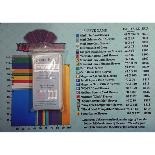 Board Games Sleeves Sleeve Kings "Space Base Compatible" Sleeves (40x89mm)