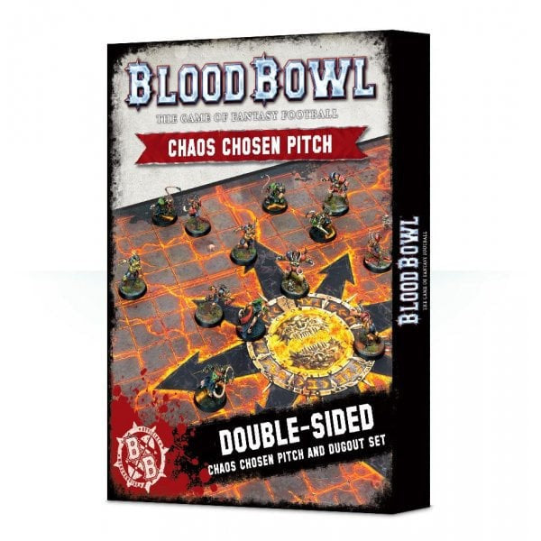 BloodBowl Chaos Chosen Pitch and Dugout set