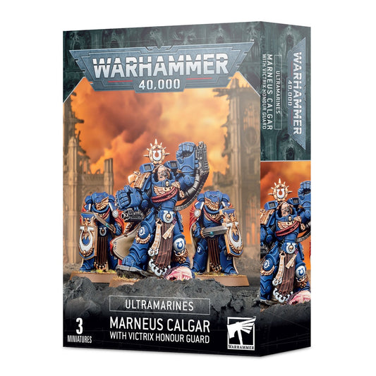 Warhammer 40K Adeptus Astartes Space Marines Ultramarines Marneus Calgar Ultramarine Chapter Master