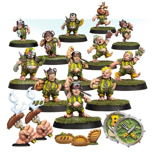BloodBowl The Greenfield Grasshuggers (Halfling Blood Bowl Team)