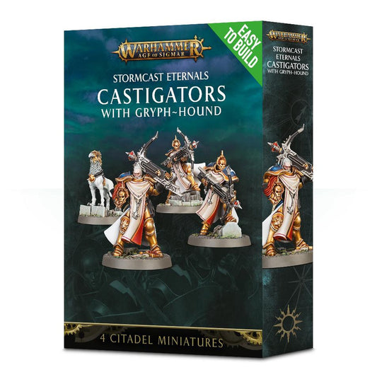 Warhammer AOS Stormcast Eternals Castigators with Gryph~Hound