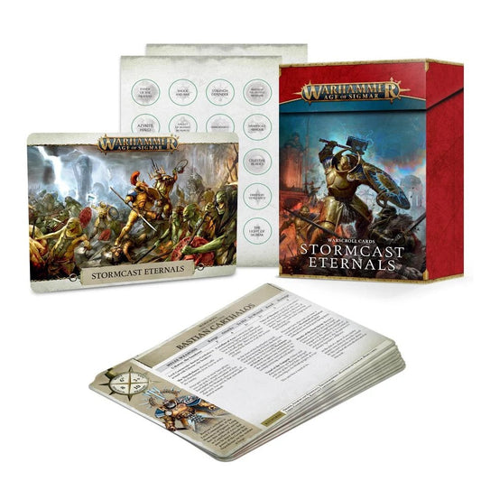 Warhammer AOS Stormcast Eternals Warscroll Cards