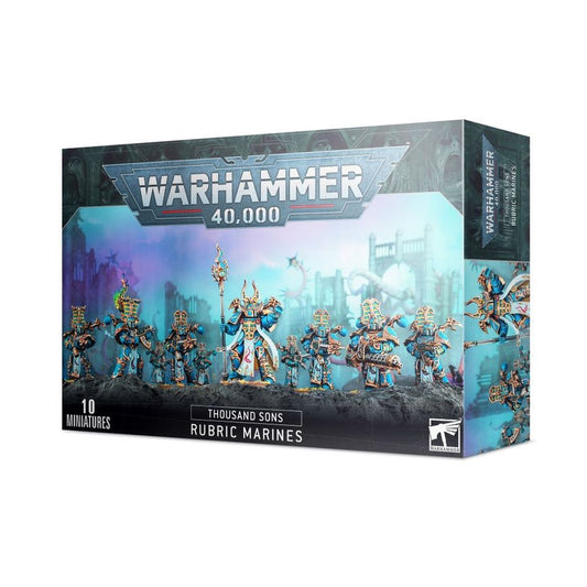 Warhammer 40K Chaos Space Marines Thousand Sons Rubric Marines