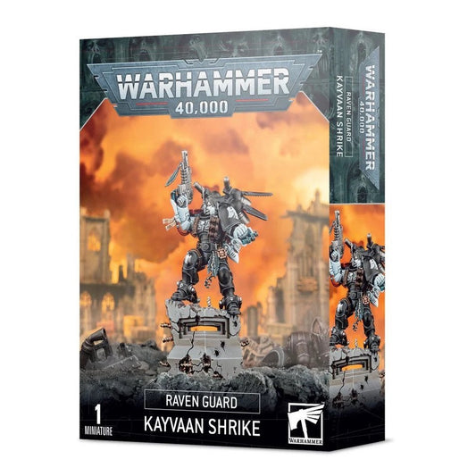 Warhammer 40K Adeptus Astartes Space Marines Raven Guard Kayvaam Shrike