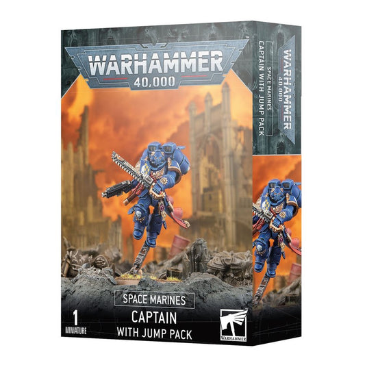 Warhammer 40k Space Marines Captain with Jump Pack