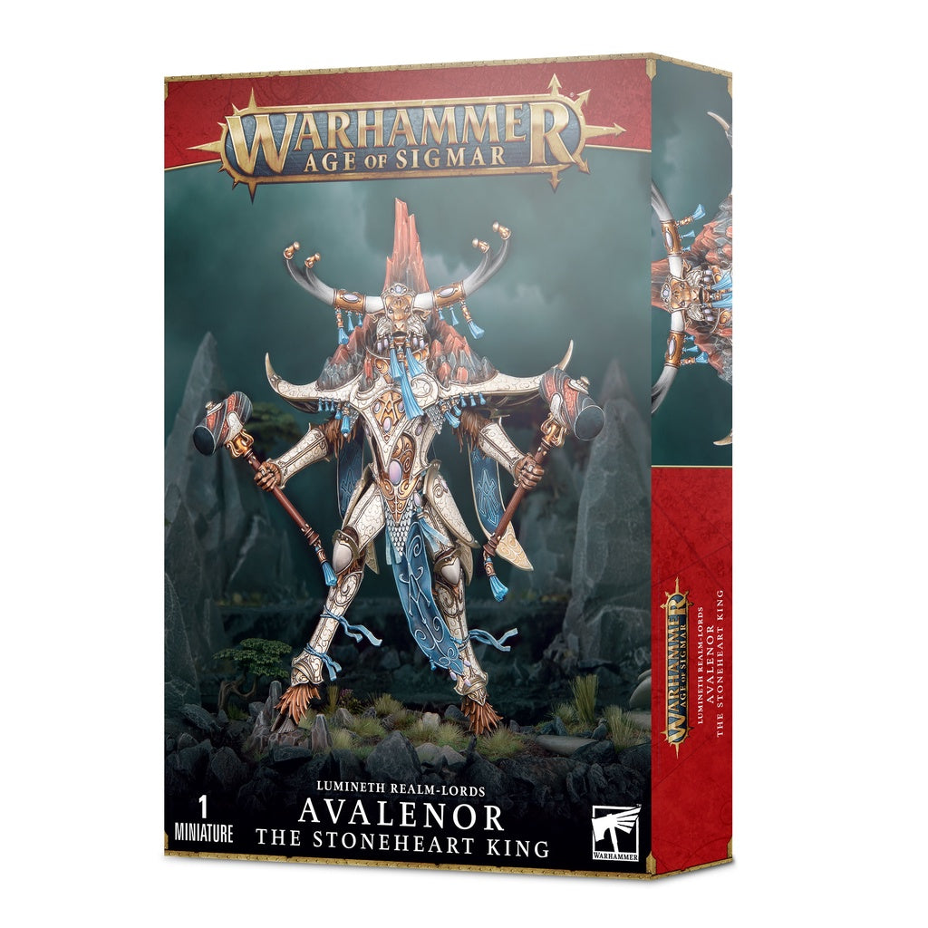Warhammer AOS Lumineth Realm-Lords Avalenor The Stoneheart King