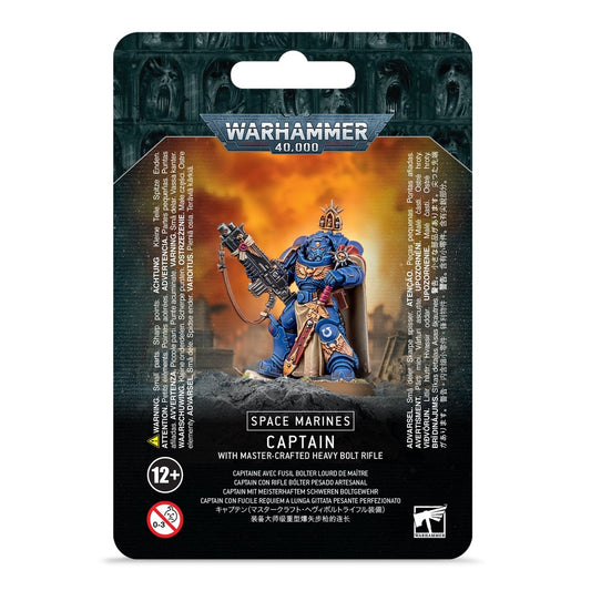 Warhammer 40K Adeptus Astartes Space Marines Captain with Master-Crafted Heavy Bolt Rifle
