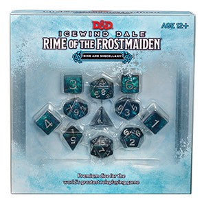D&D Icewind Dale: Rime of the Frostmaiden Dice set