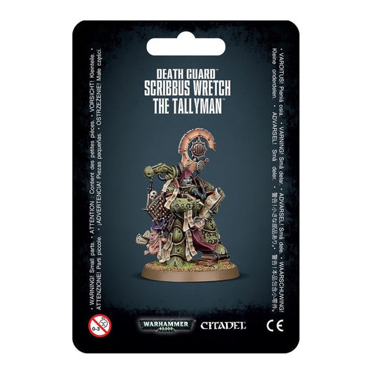 Warhammer 40K Chaos Space Marines Death Guard Scribbus Wretch the Tallyman